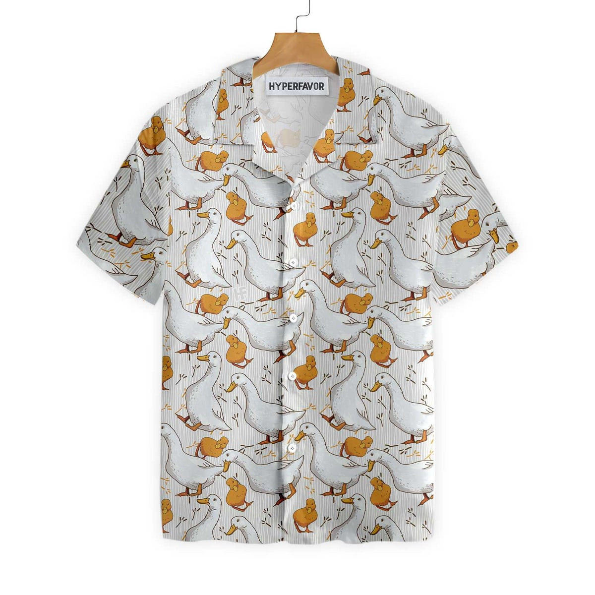 Cartoon Duck Shirt For Men Hawaiian Shirt