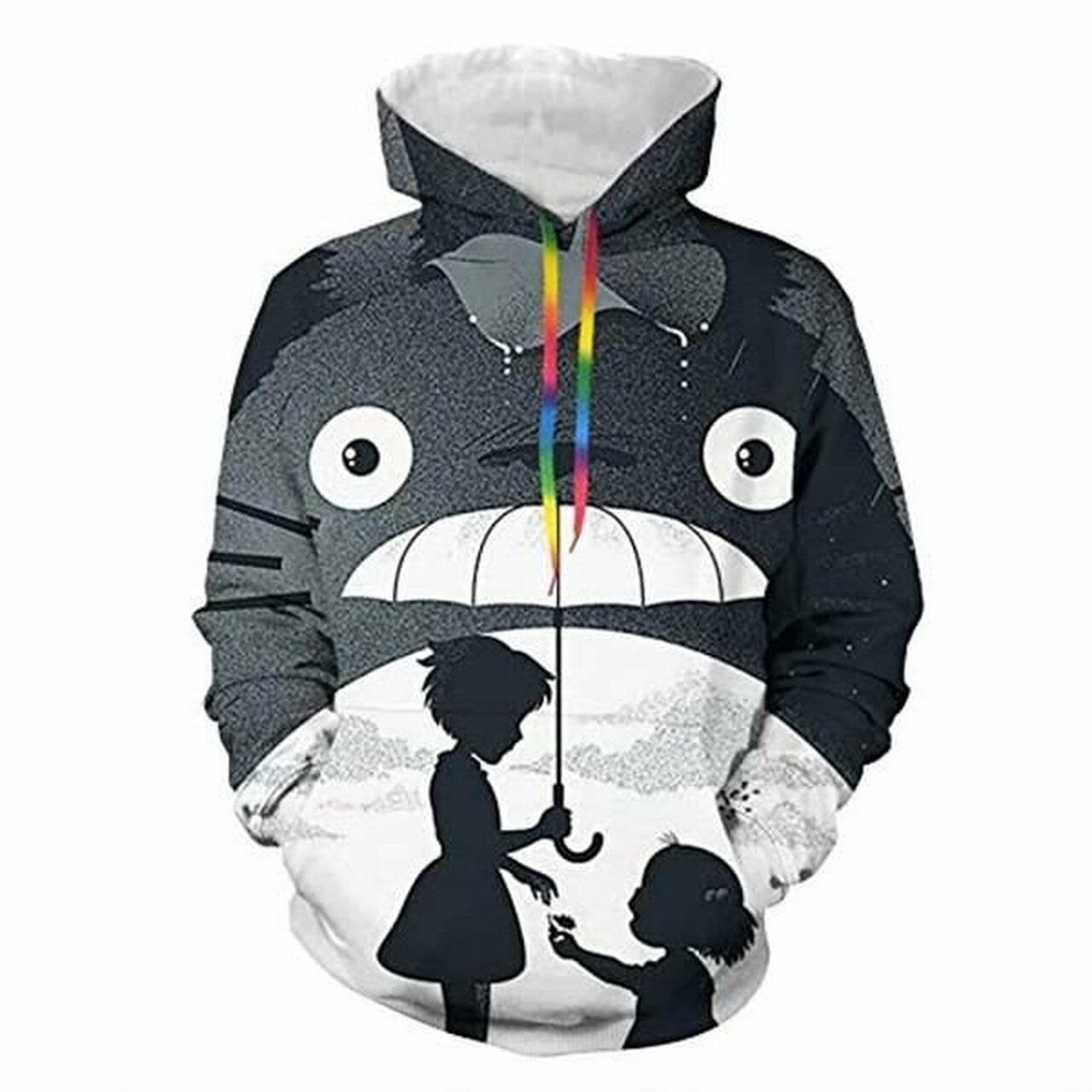 Cartoon Totoro 3d All Over Print Hoodie