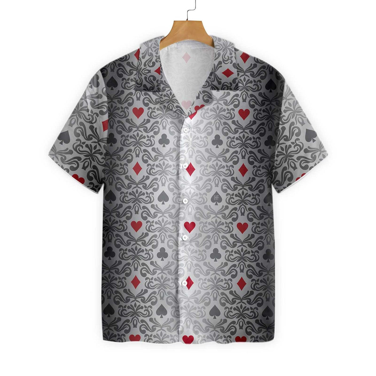 Casino Poker Pattern Hawaiian Shirt