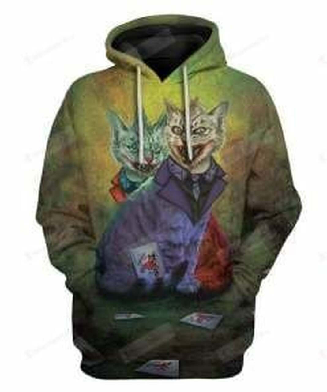 Cat 3d All Over Print Hoodie