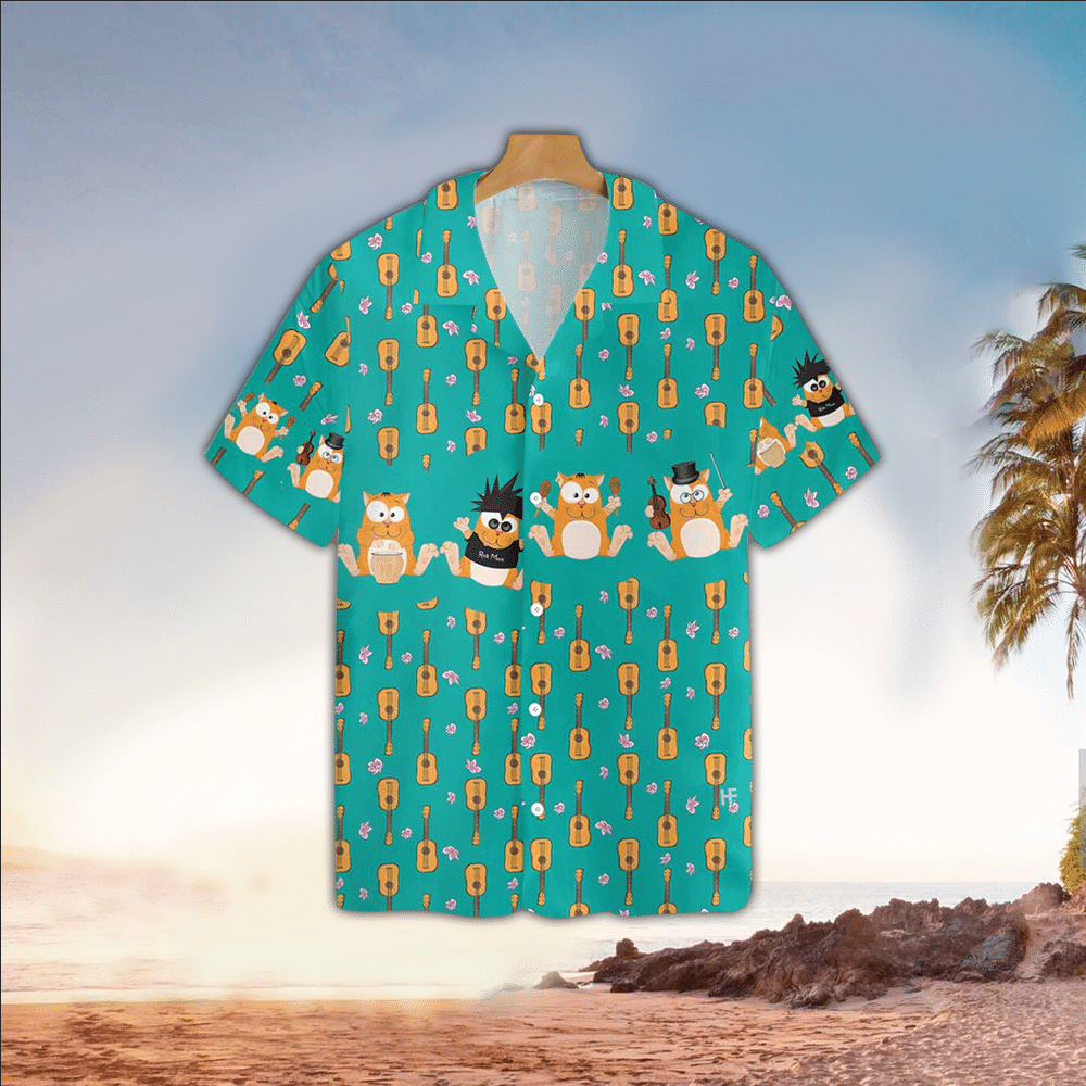 Cat Aloha Shirt Hawaiian Shirt For Cat Lovers Shirt for Men and Women