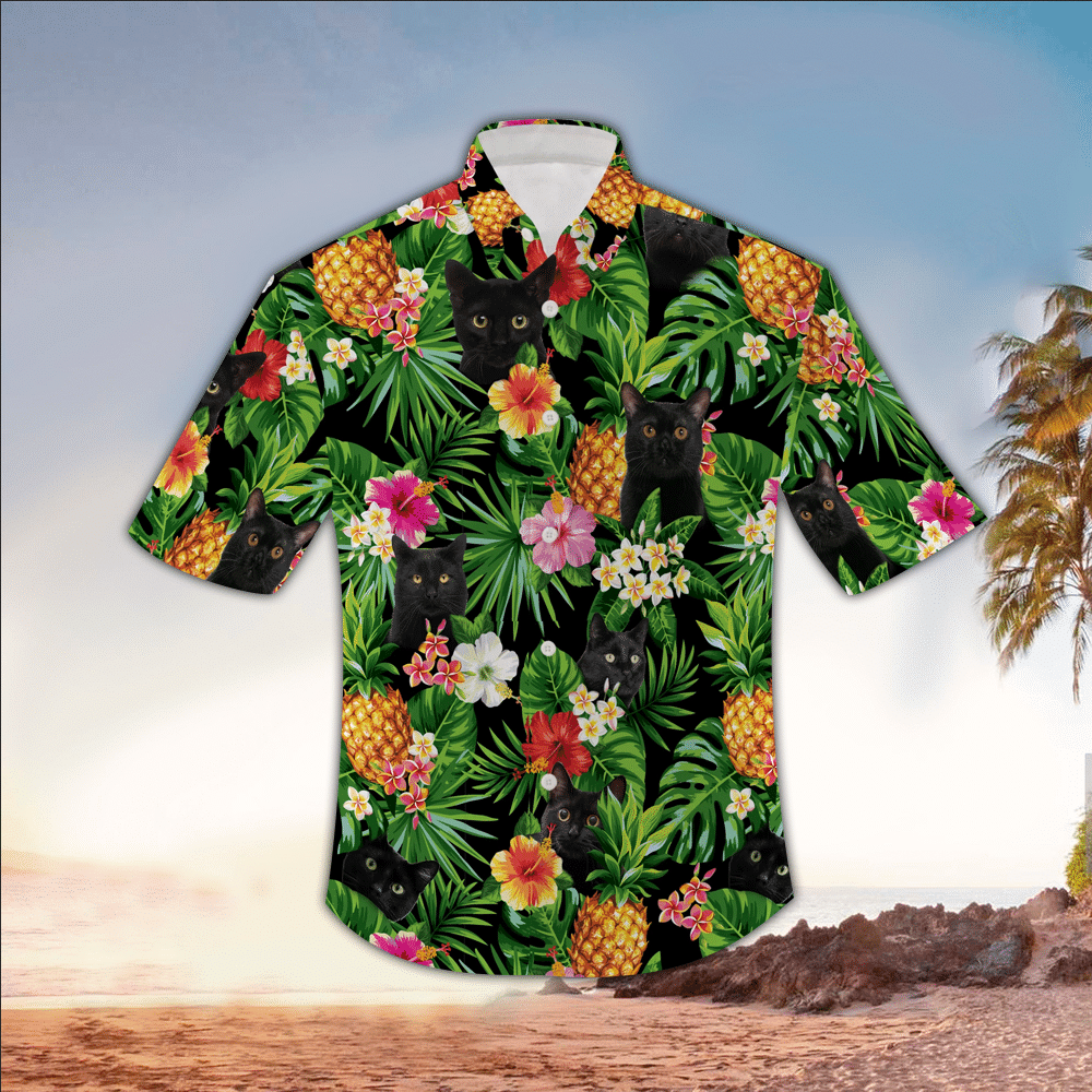 Cat Aloha Shirt Hawaiian Shirt For Cat Lovers Shirt for Men and Women