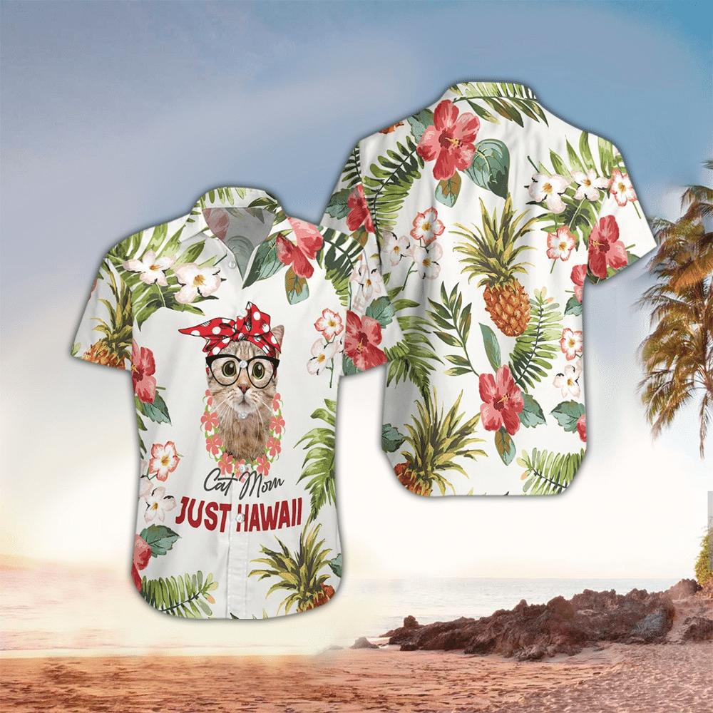 Cat Aloha Shirt Hawaiian Shirt For Cat Lovers Shirt for Men and Women