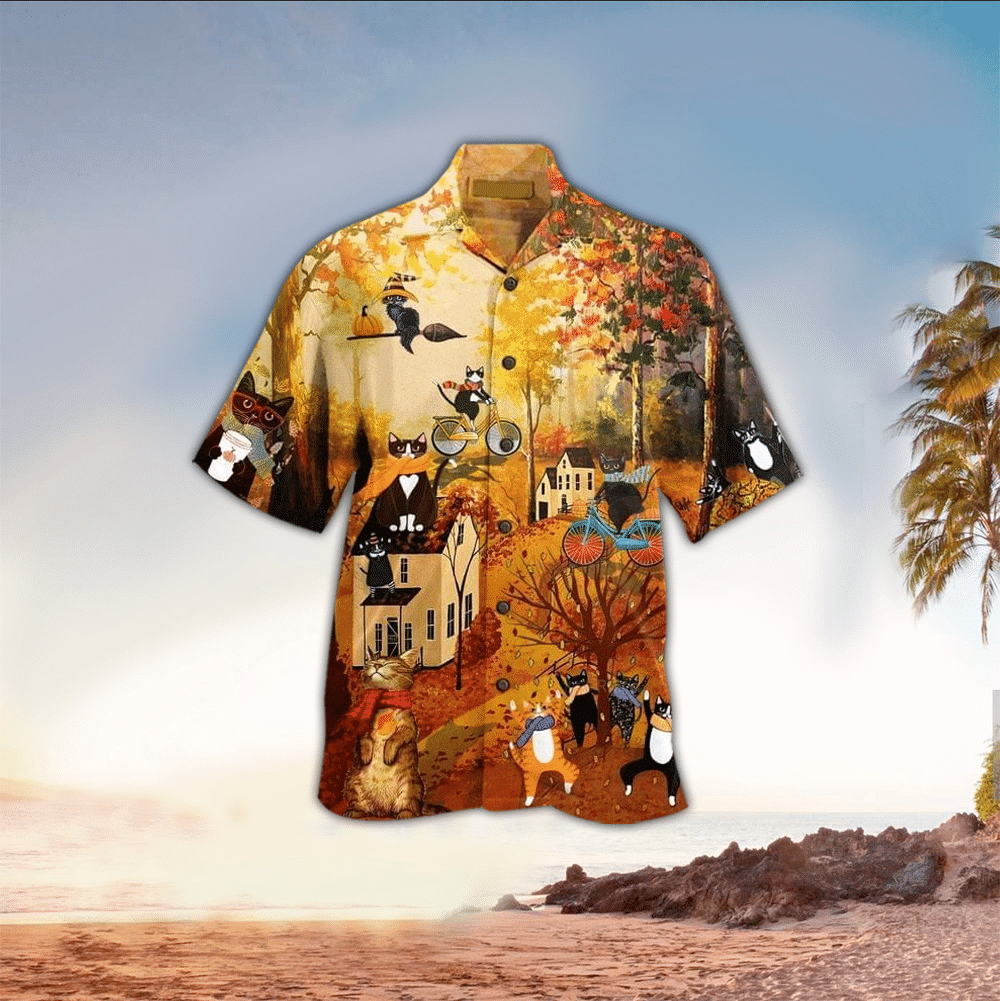 Cat Hawaiian Shirt Cat Shirt For Cat Lover Shirt for Men and Women