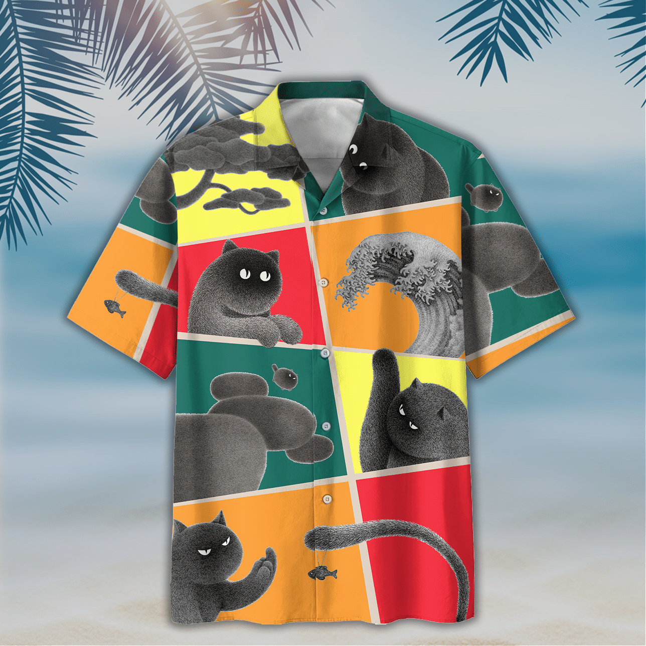 Cat Hawaiian Shirt For Men Women