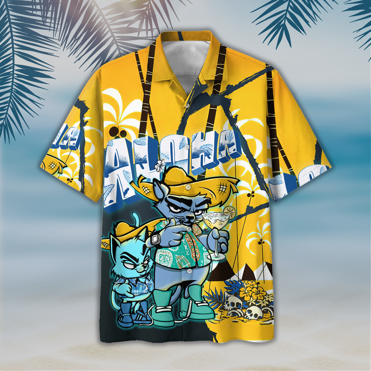 Cat Hawaiian Shirt For Men Women