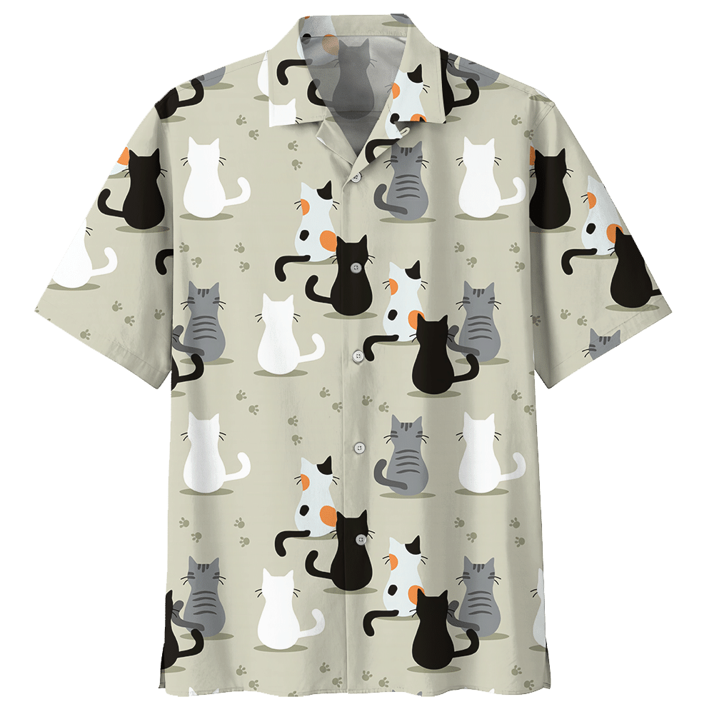 Cat Hawaiian Shirt - Hawaiian Shirt For Men