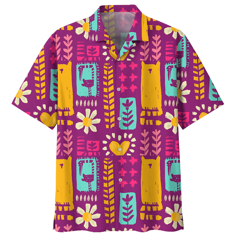 Cat Hawaiian Shirt - Hawaiian Shirt For Men