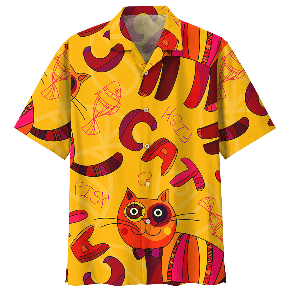 Cat Hawaiian Shirt - Hawaiian Shirt For Men