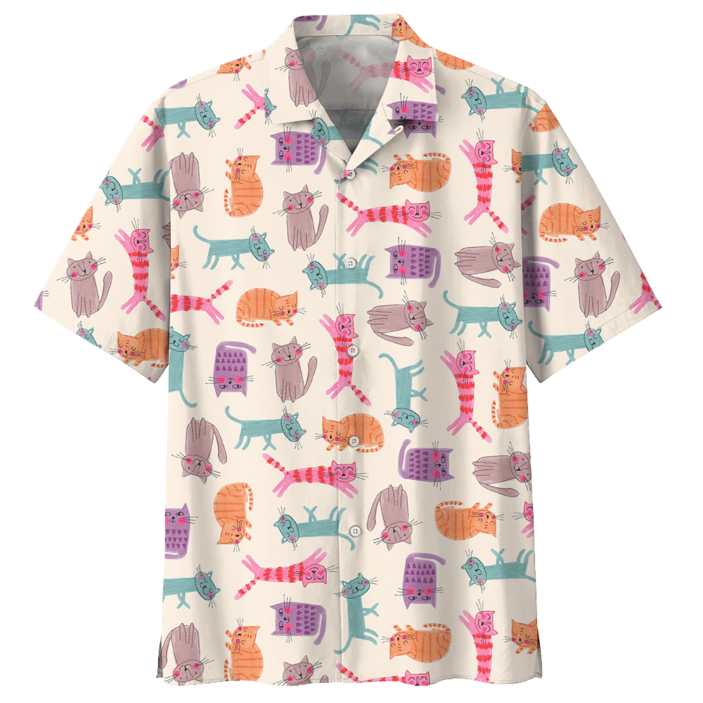 Cat Hawaiian Shirt - Hawaiian Shirt For Men