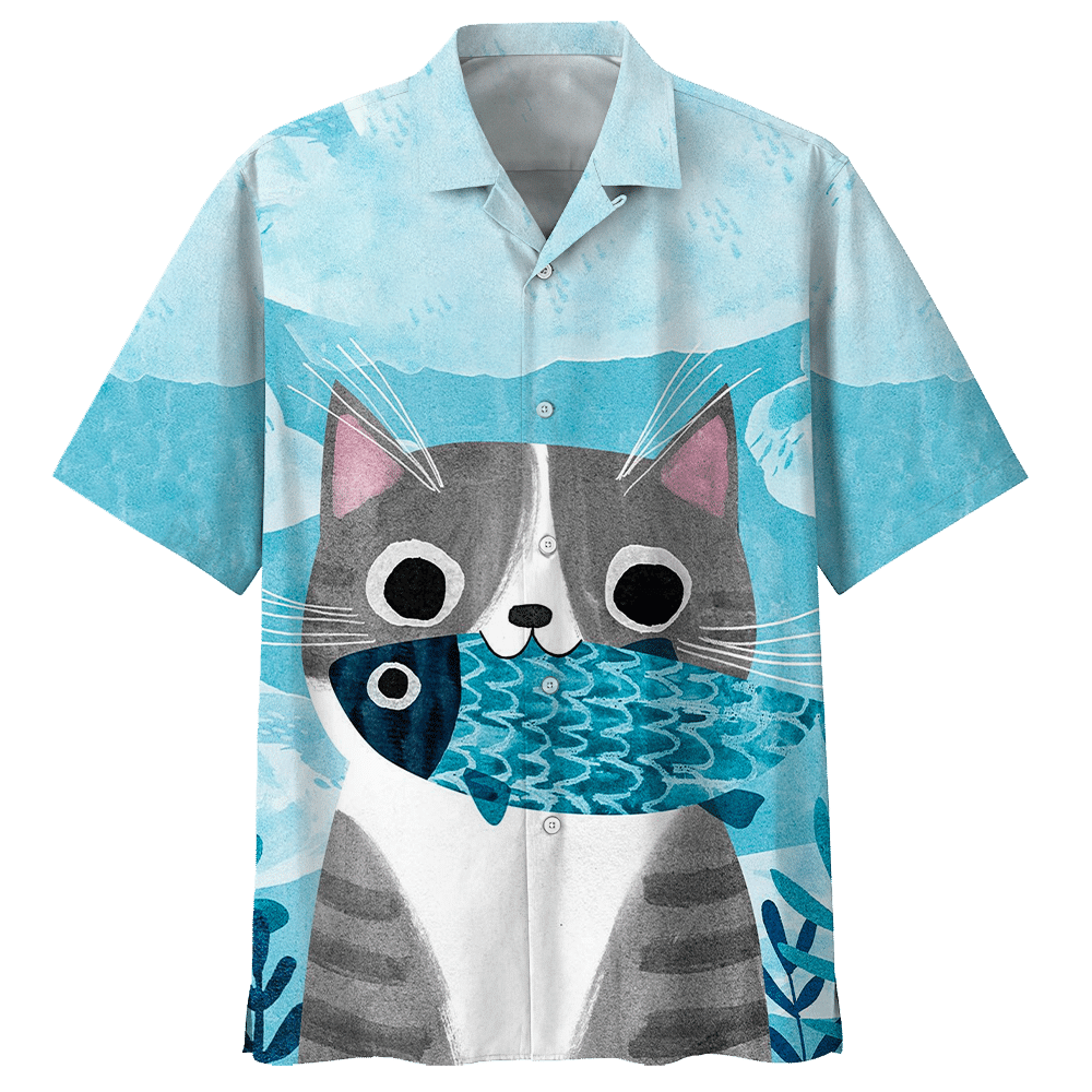 Cat Hawaiian Shirt - Hawaiian Shirt For Men