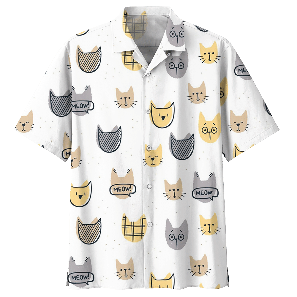 Cat Hawaiian Shirt - Hawaiian Shirt For Men