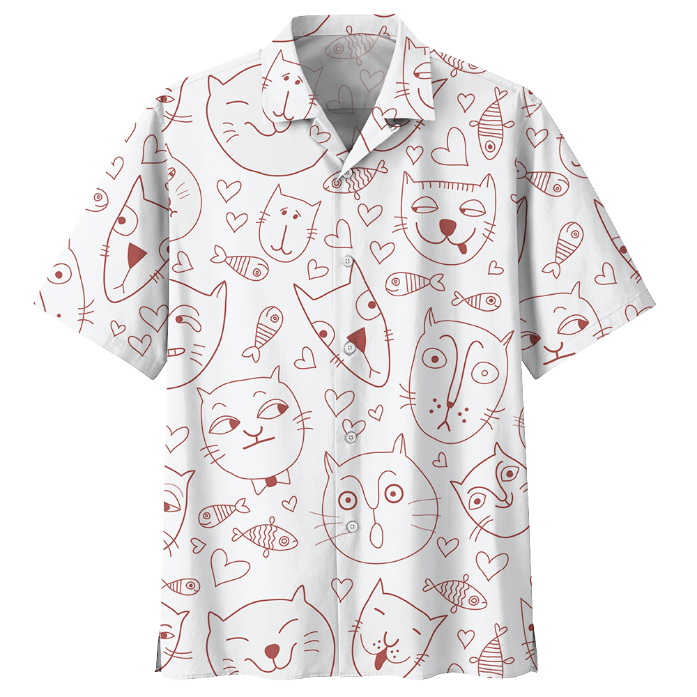 Cat Hawaiian Shirt - Hawaiian Shirt For Men