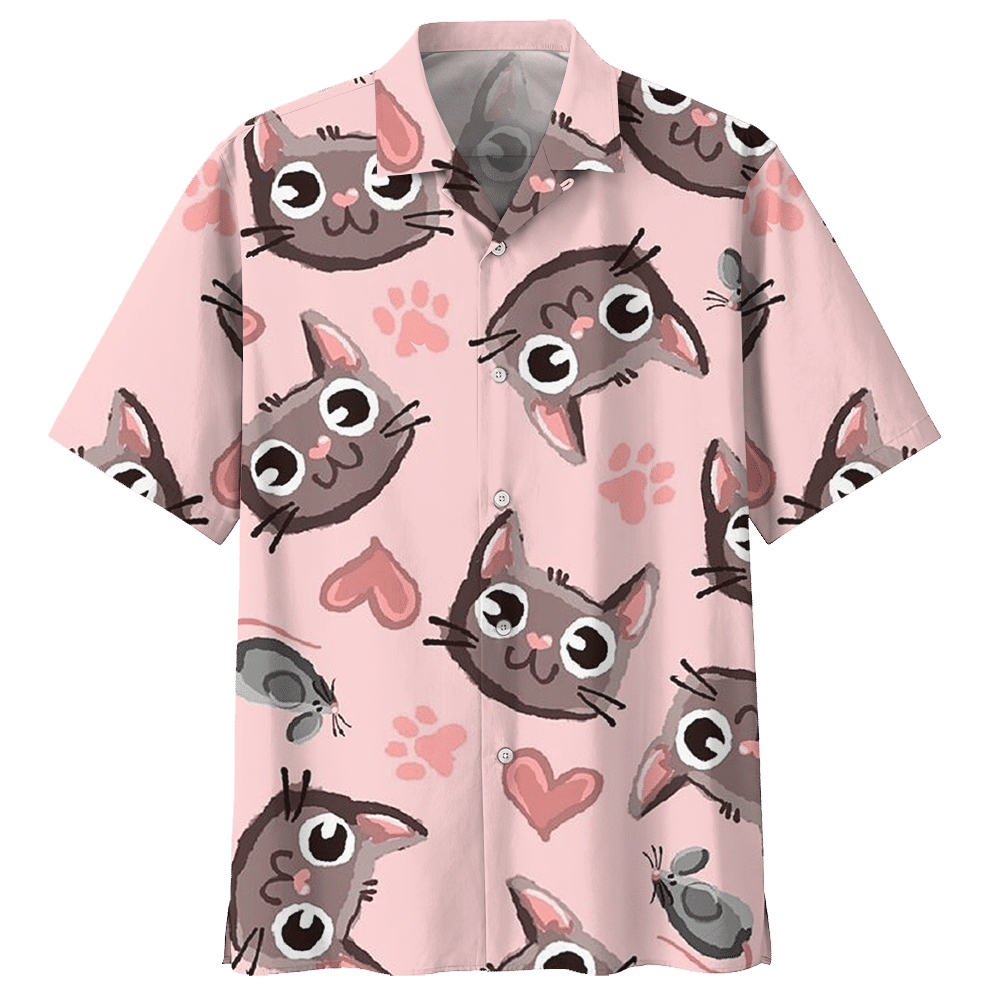 Cat Hawaiian Shirt - Hawaiian Shirt For Men, Hawaiian Shirt For Women, Aloha Shirt