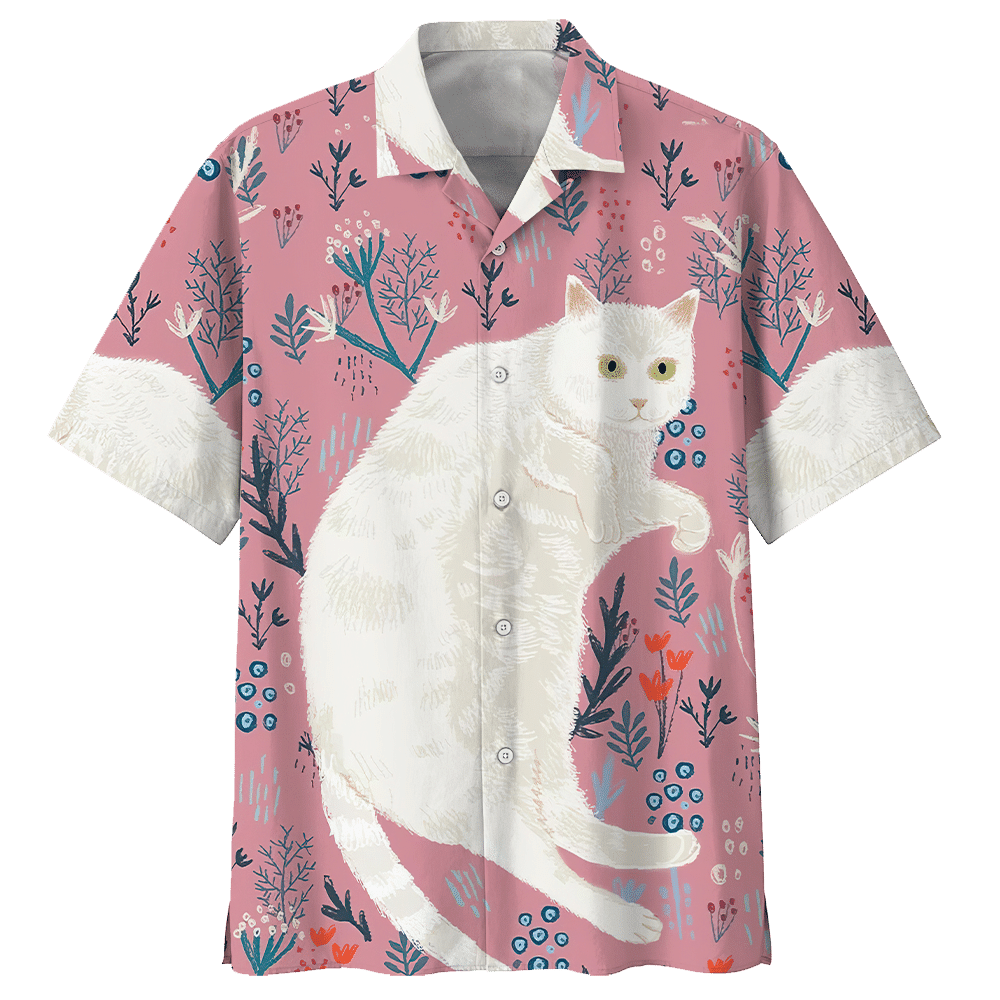 Cat Hawaiian Shirt - Hawaiian Shirt For Men, Hawaiian Shirt For Women, Aloha Shirt