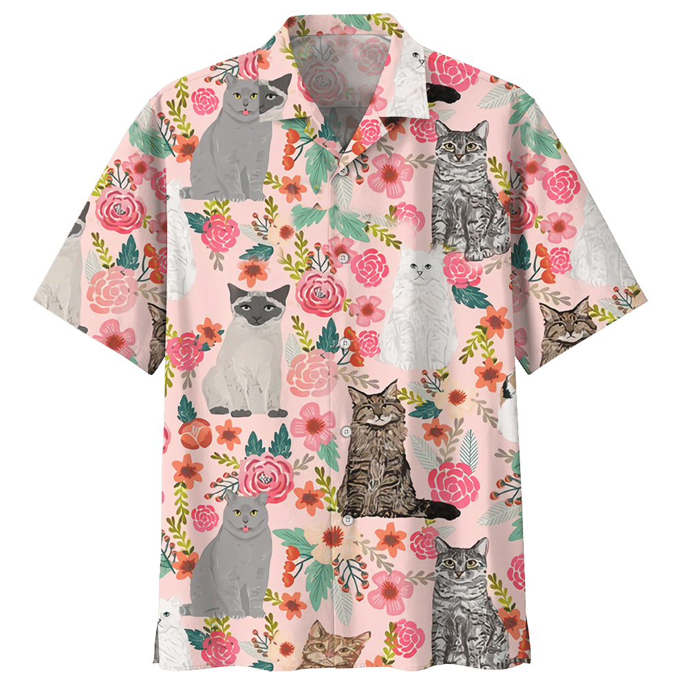 Cat Hawaiian Shirt - Hawaiian Shirt For Men