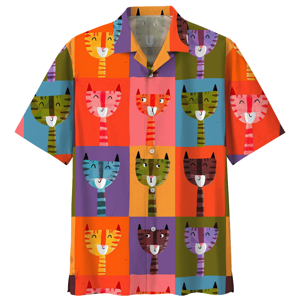 Cat Hawaiian Shirt - Hawaiian Shirt For Men