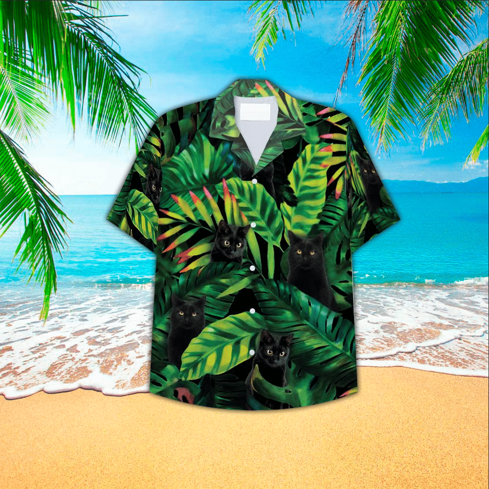 Cat Hawaiian Shirt Perfect Cat Clothing Shirt for Men and Women