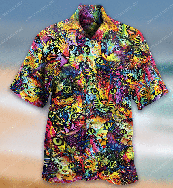 Cat Smile Color Limited Edition - Hawaiian Shirt Hawaiian Shirt For Men, Hawaiian Shirt For Women, Aloha Shirt