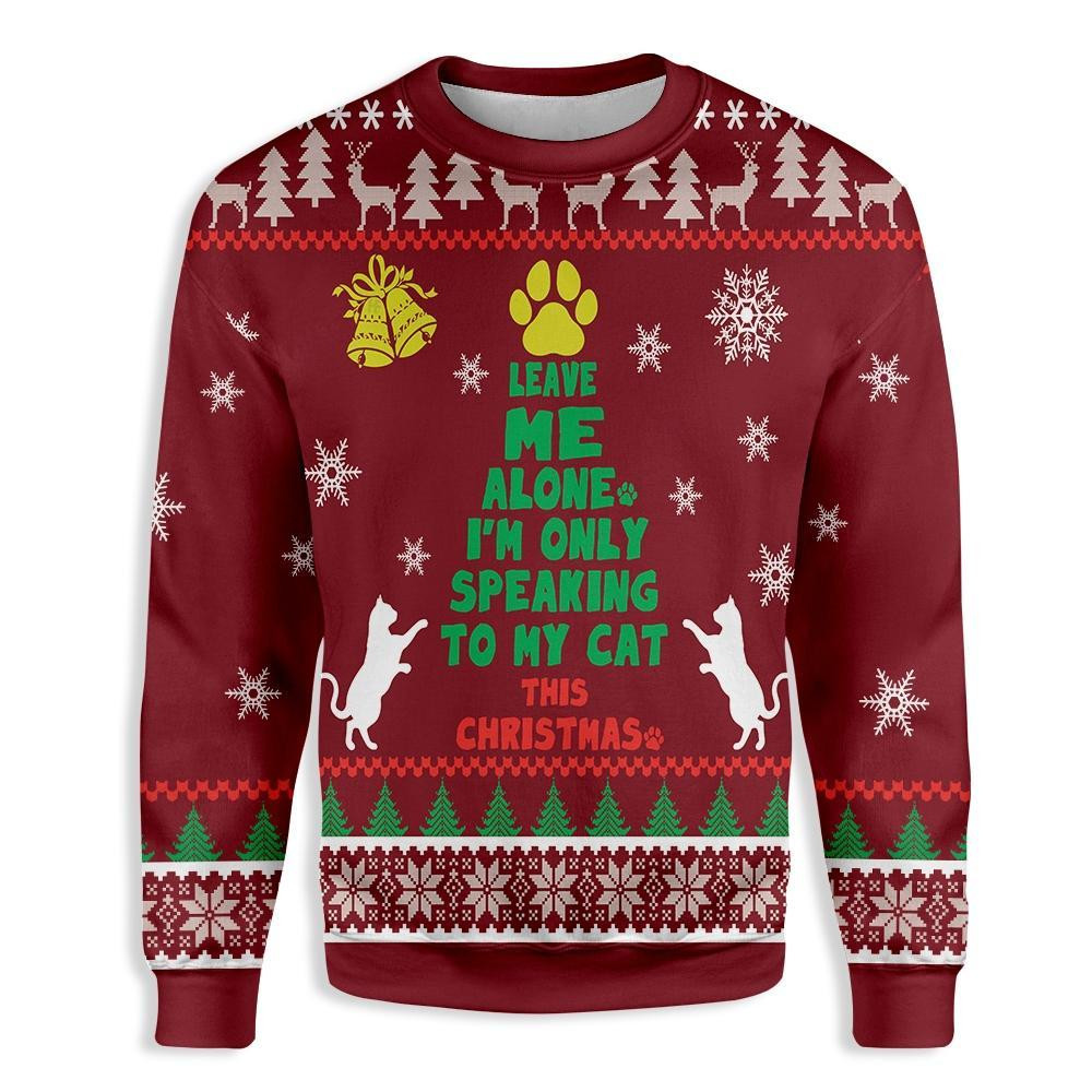 Cat The Christmas Tree Ugly Christmas Sweater