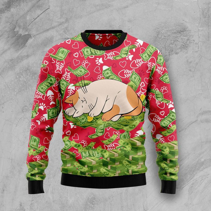 Cat Ugly Christmas Sweater Ugly Sweater For Men Women