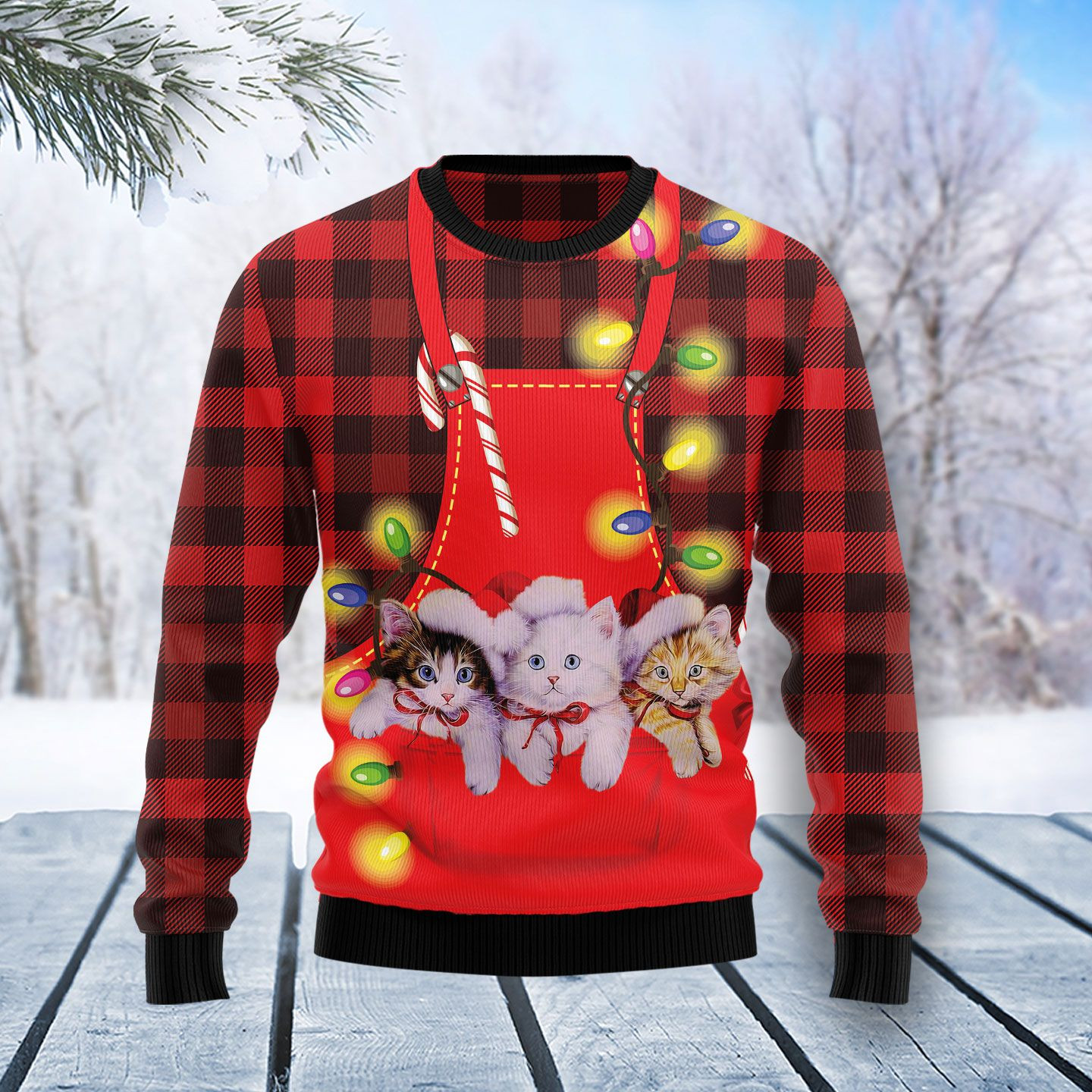 Cat Ugly Christmas Sweater Ugly Sweater For Men Women