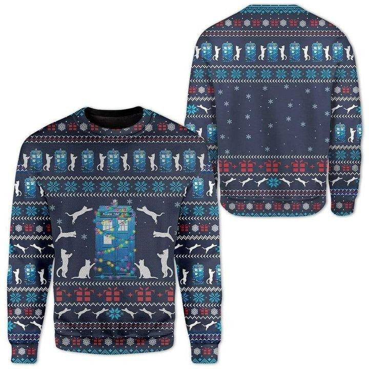 Cat Ugly Christmas Sweater Ugly Sweater For Men Women