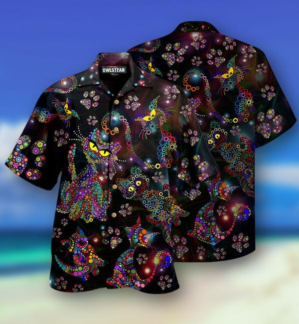 Cats Colorful Edition - Hawaiian Shirt - Hawaiian Shirt For Men