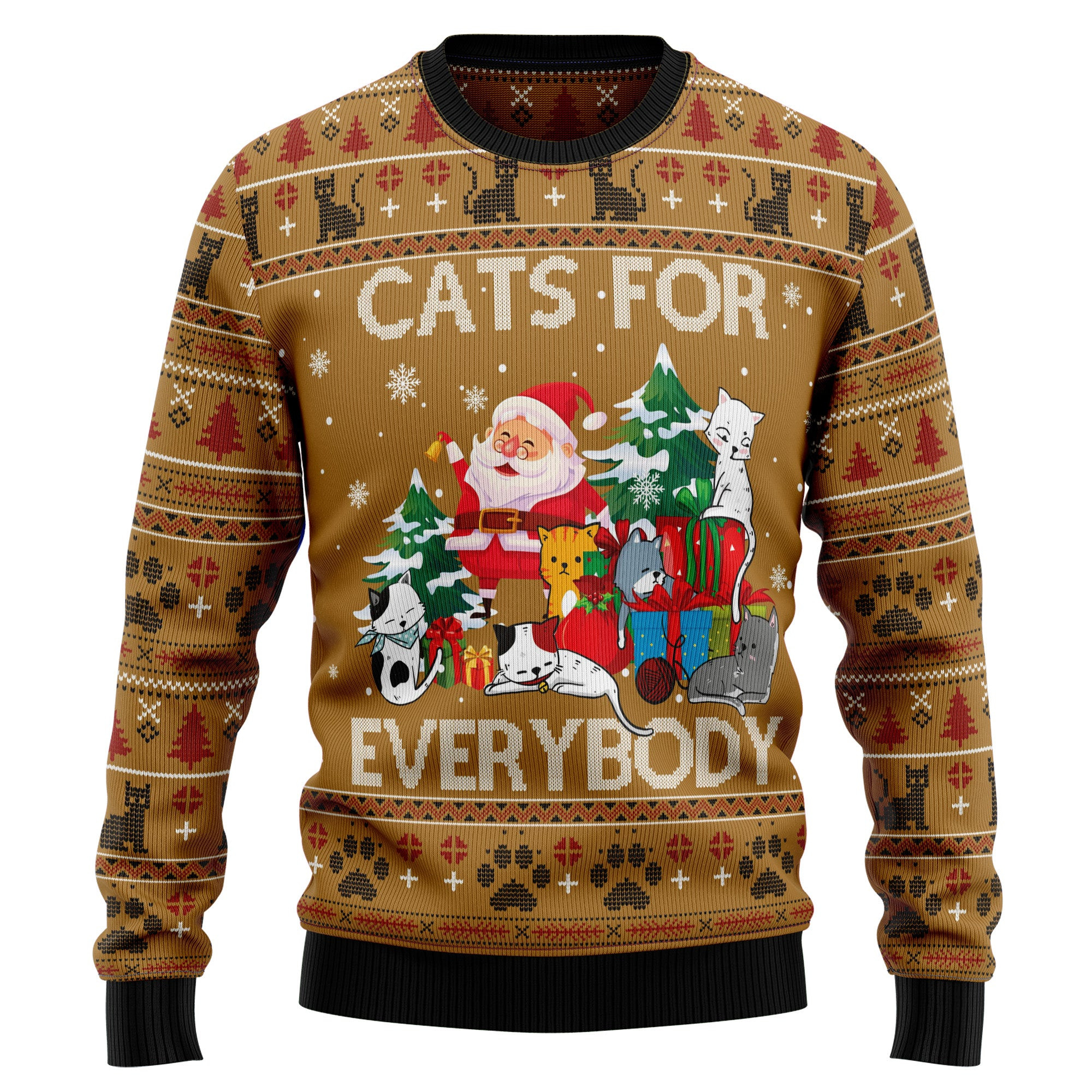 Cats For Everybody Ugly Christmas Sweater