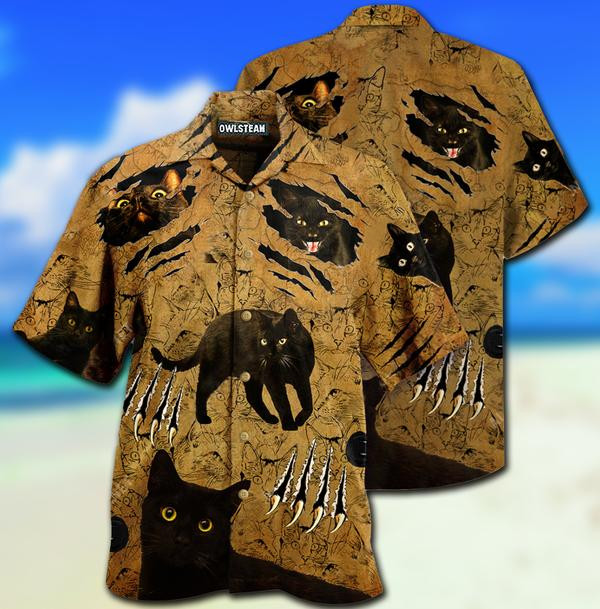 Cats Put Your Paws Up Limited - Hawaiian Shirt - Hawaiian Shirt For Men