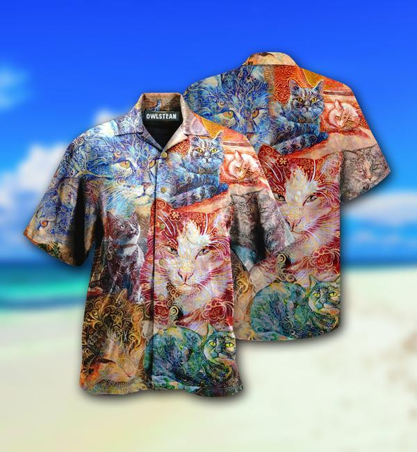 Cats Sleeping Limited - Hawaiian Shirt - Hawaiian Shirt For Men