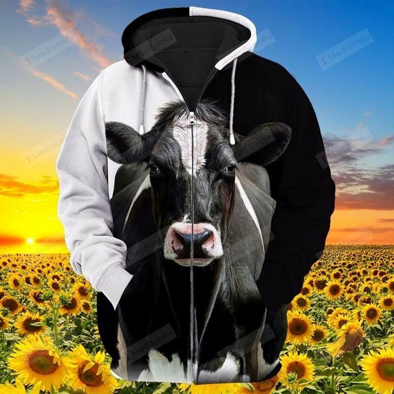 Cattle 3d All Over Print Hoodie