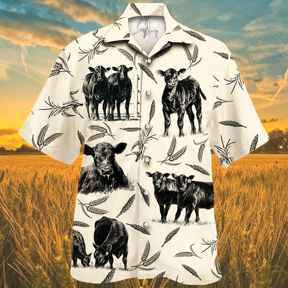 Cattle Farm Lovers Aloha Hawaiian Shirt Colorful Short Sleeve Summer Beach Casual Shirt For Men And Women