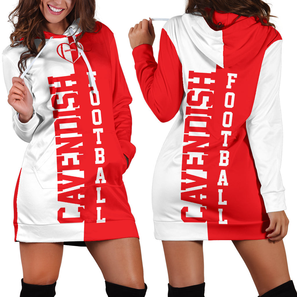 Cavendish Football Hoodie Dress 3d All Over Print For Women Hoodie
