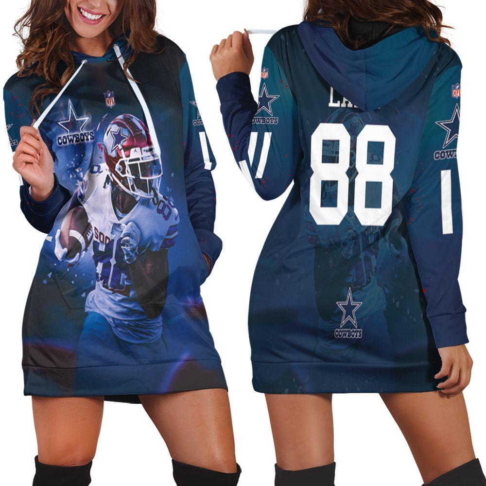 Ceedee Lamb 88 Dallas Cowboys Oklahoma Sooners 3d Hoodie Dress Sweater Dress Sweatshirt Dress