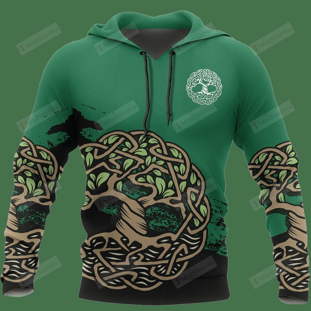 Celtic Tree Of Life 3d All Over Print Hoodie