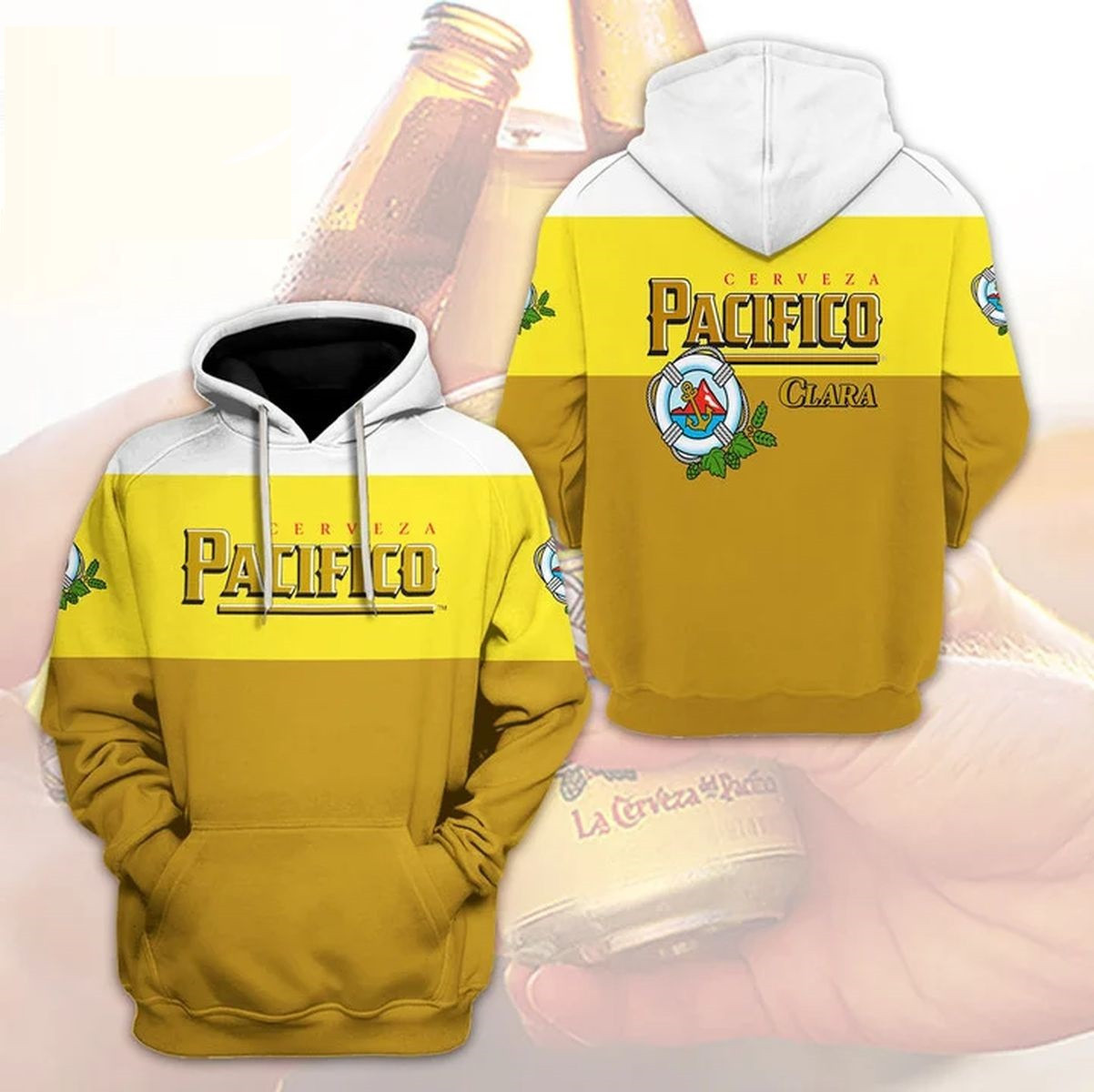 Cerveza Pacifico Clara Beer Premium Hoodie for Men and Women