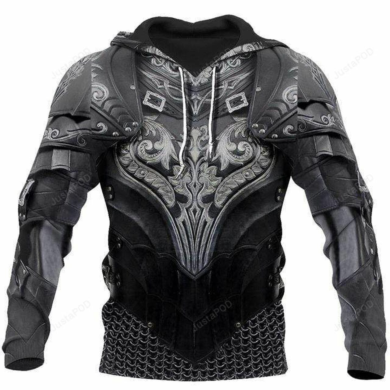 Chainmail Knight Armor 3d All Over Print Hoodie