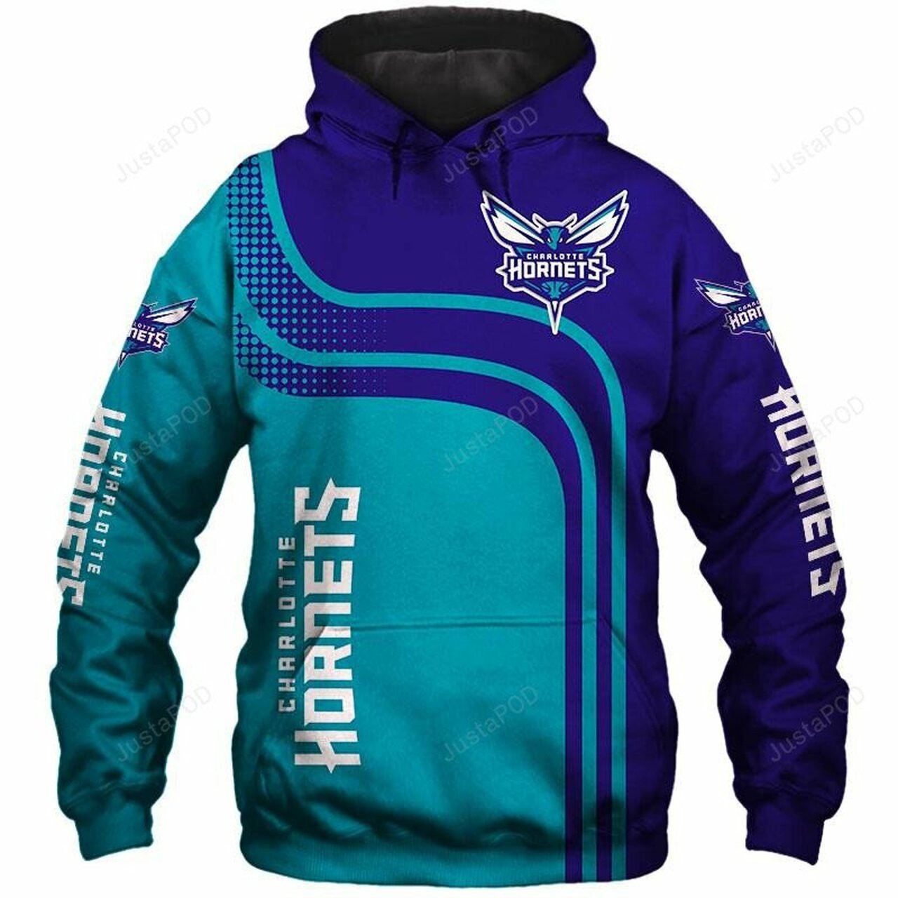 Charlotte Hornets 3d All Print Hoodie