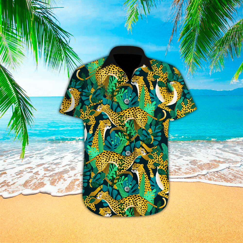 Cheetah Hawaiian Shirt Mens Hawaiian Shirt For Cheetah Lover Shirt for Men and Women