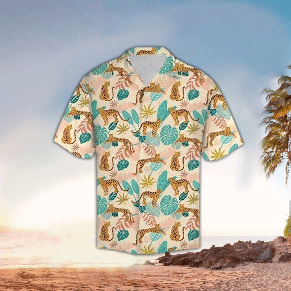 Cheetah Hawaiian Shirt Perfect Gift Ideas For Cheetah Lover Shirt for Men and Women