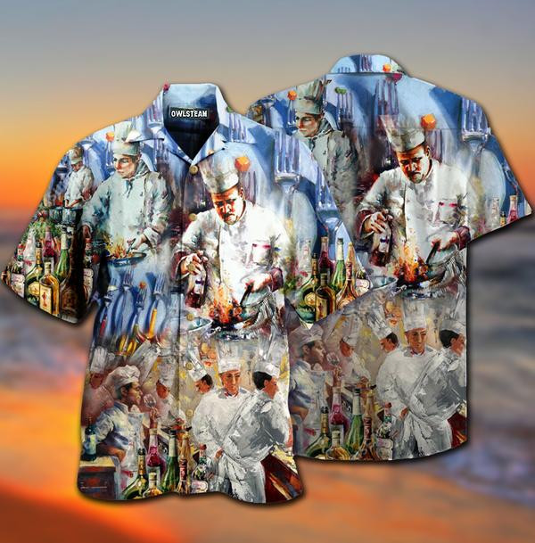 Chefs Are Made To Make Magic With Knives And Fire Limited - Hawaiian Shirt - Hawaiian Shirt For Men