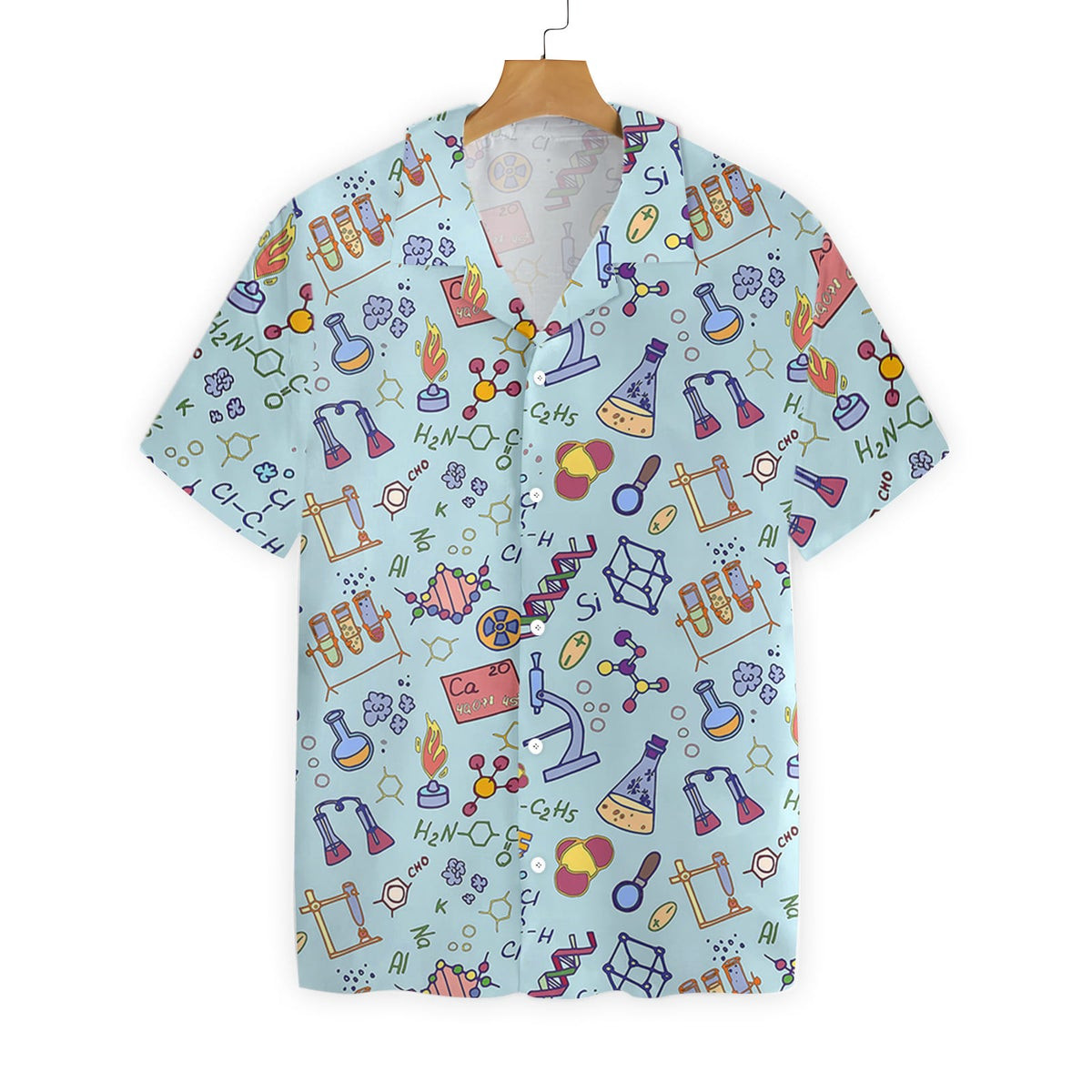 Chemistry Teacher Pattern Hawaiian Shirt