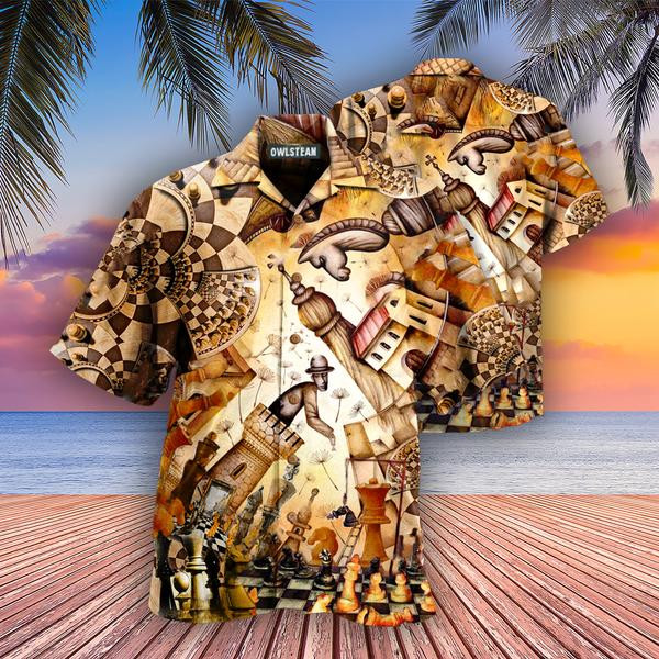 Chess Life Is A Chess Game Don't Waste A Move Edition - Hawaiian Shirt - Hawaiian Shirt For Men