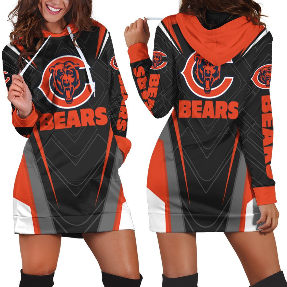 Chicago Bears Logo Legging For Fan 3d Hoodie Dress Sweater Dress Sweatshirt Dress