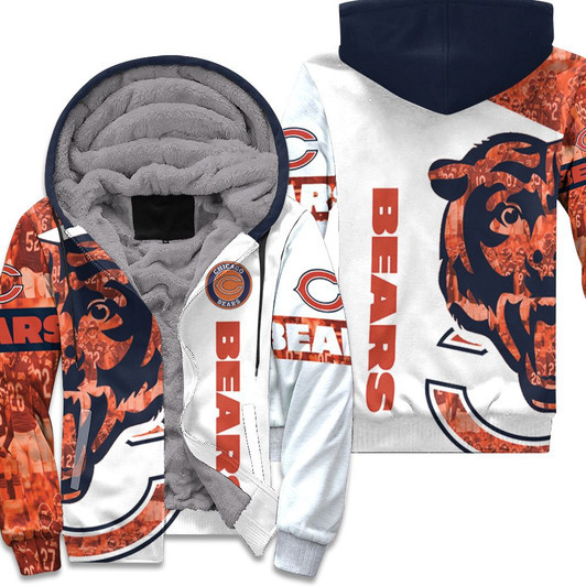 Chicago Bears Nfl For Bears Fan 3D Fleece Hoodie