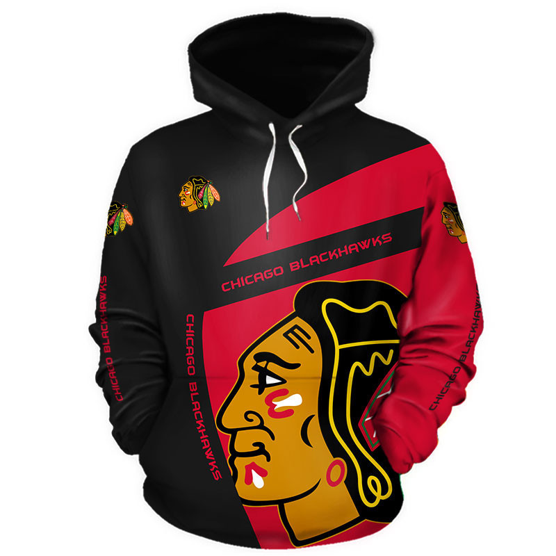 Chicago Blackhawks Ice Team Pullover Hoodie