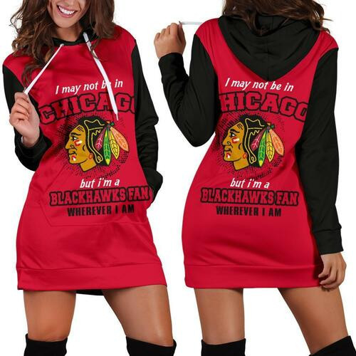 Chicago Blackhawks Womens Hoodie Dress Sweater Dress Sweatshirt Dress 3d All Over Print For Women Hoodie