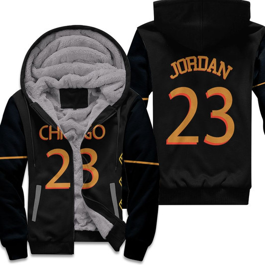 Chicago Bulls Michael Jordan 23 Nba Basketball Team 2020 New Arrival Black Jersey Style Gift For Bulls Fans Fleece Hoodie