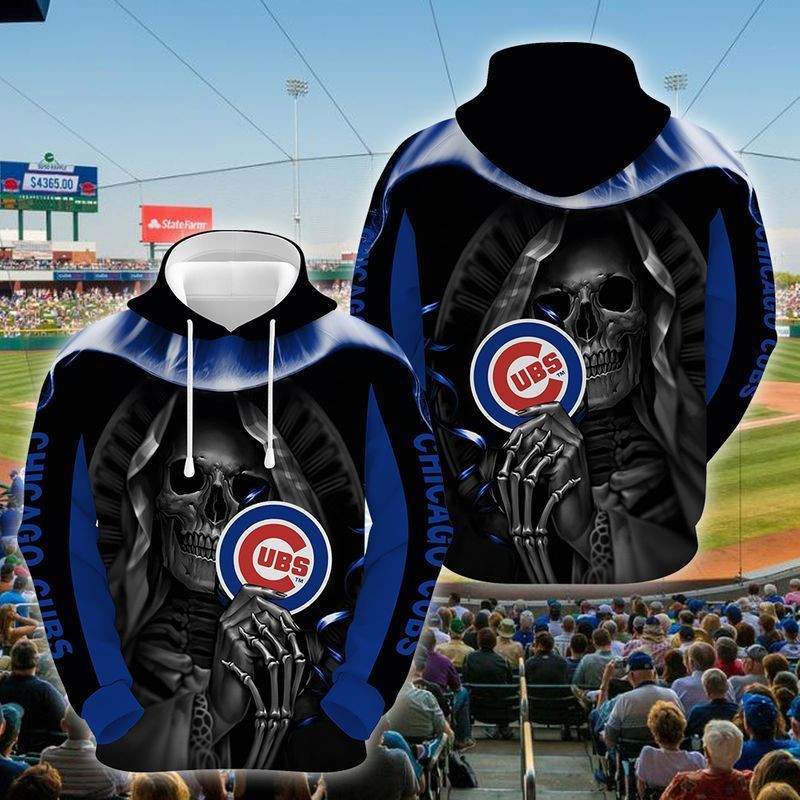 Chicago Cubs 3d All Over Print Hoodie